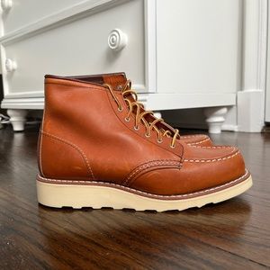 NEW Red Wing Style 875 Classic Moc Women’s 6" Boots - Brown, 8US